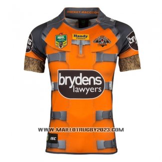 Maillot Wests Tigers Rocket Raccoon Marvel Rugby 2017 Gris Orange