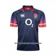 Maillot Angleterre Rugby 2017-2018 Exterieur Bleu