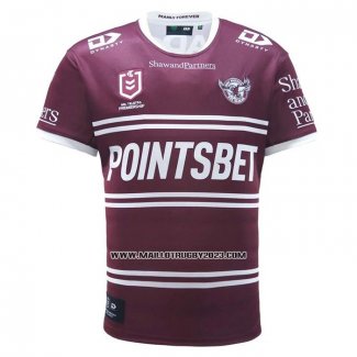 Maillot Manly Warringah Sea Eagles Rugby 2023 Domicile