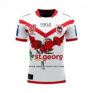 Maillot St. George Illawarra Dragons Rugby 2024 ANZAC