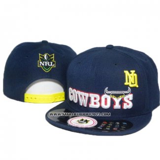 NRL Snapback Casquette North Queensland Cowboys Fonce Bleu