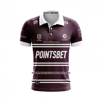 Maillot Polo Manly Warringah Sea Eagles Rugby 2024 Domicile