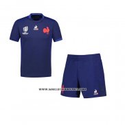 Maillot Enfant Kits France Rugby 2023 World Cup Domicile
