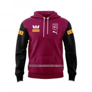 Sweats A Capuche Queensland Maroons Rugby 2024 Rouge Noir