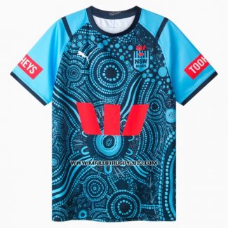 Maillot Enfant NSW Blues Rugby 2024 Indigene