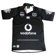 Maillot Nouvelle-Zelande Warriors Rugby 2011 Retro Noir