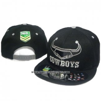 NRL Snapback Casquette North Queensland Cowboys Noir