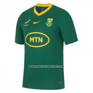 Maillot Afrique Du Sud Rugby 2024 Domicile Vert