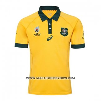 Maillot Australie Rugby 2019 Jaune