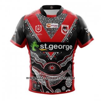 Maillot St George Illawarra Dragons Rugby 2019 Heros