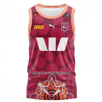 Debardeur Queensland Maroons Rugby 2024 Indigene