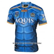 Maillot Gold Coast Titans 9s Rugby 2017 Bleu