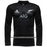 Maillot Nouvelle-zelande All Blacks Manches Longue Rugby 2016 Domicile