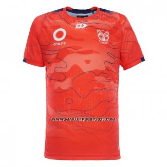 Maillot Nouvelle-zelande Warriors Rugby 2024 Entrainement Orange