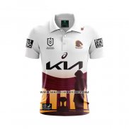 Maillot Polo Brisbane Broncos Rugby 2024 ANZAC