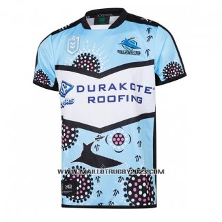 Maillot Cronulla Sutherland Sharks Rugby 2019 Indigene